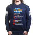 The Four Rules of Pew Pew Sweatshirt