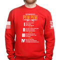 The Four Rules of Pew Pew Sweatshirt