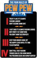 The Four Rules of Pew Pew Patch
