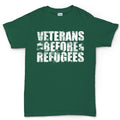 Veterans Before Refugees Men's T-shirt