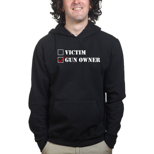 Victim or Gun Owner Mens Hoodie