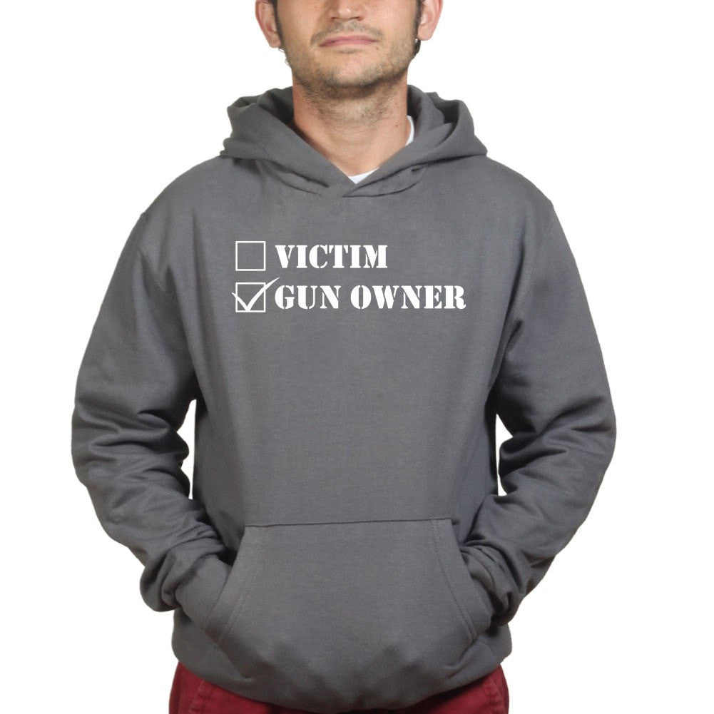 Victim or Gun Owner Mens Hoodie