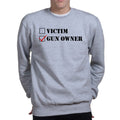 Victim or Gun Owner Mens Sweatshirt