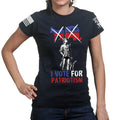 Vote for Patriotism Ladies T-shirt