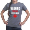 Ladies Warning Loaded Gun T-shirt