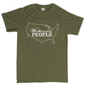 We the People Map Mens T-shirt