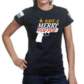 We Wish You A Merry Pew Pew Ladies T-shirt