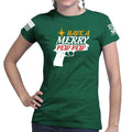 We Wish You A Merry Pew Pew Ladies T-shirt