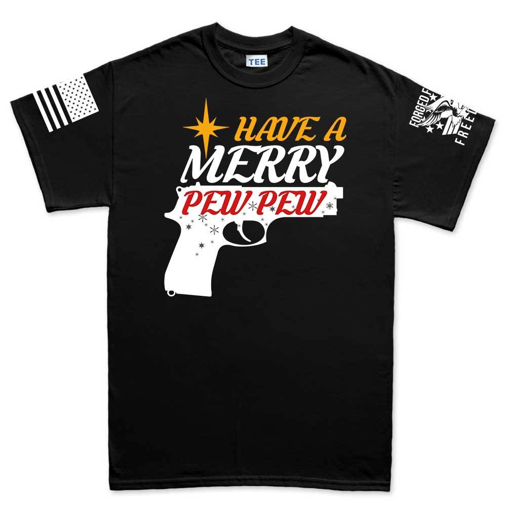 We Wish You A Merry Pew Pew Men's T-shirt