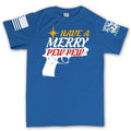 We Wish You A Merry Pew Pew Men's T-shirt