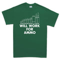 Will Work For Ammo Men's T-shirt