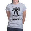 Without Valor Freedom Dies Ladies T-shirt