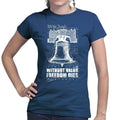 Without Valor Freedom Dies Ladies T-shirt