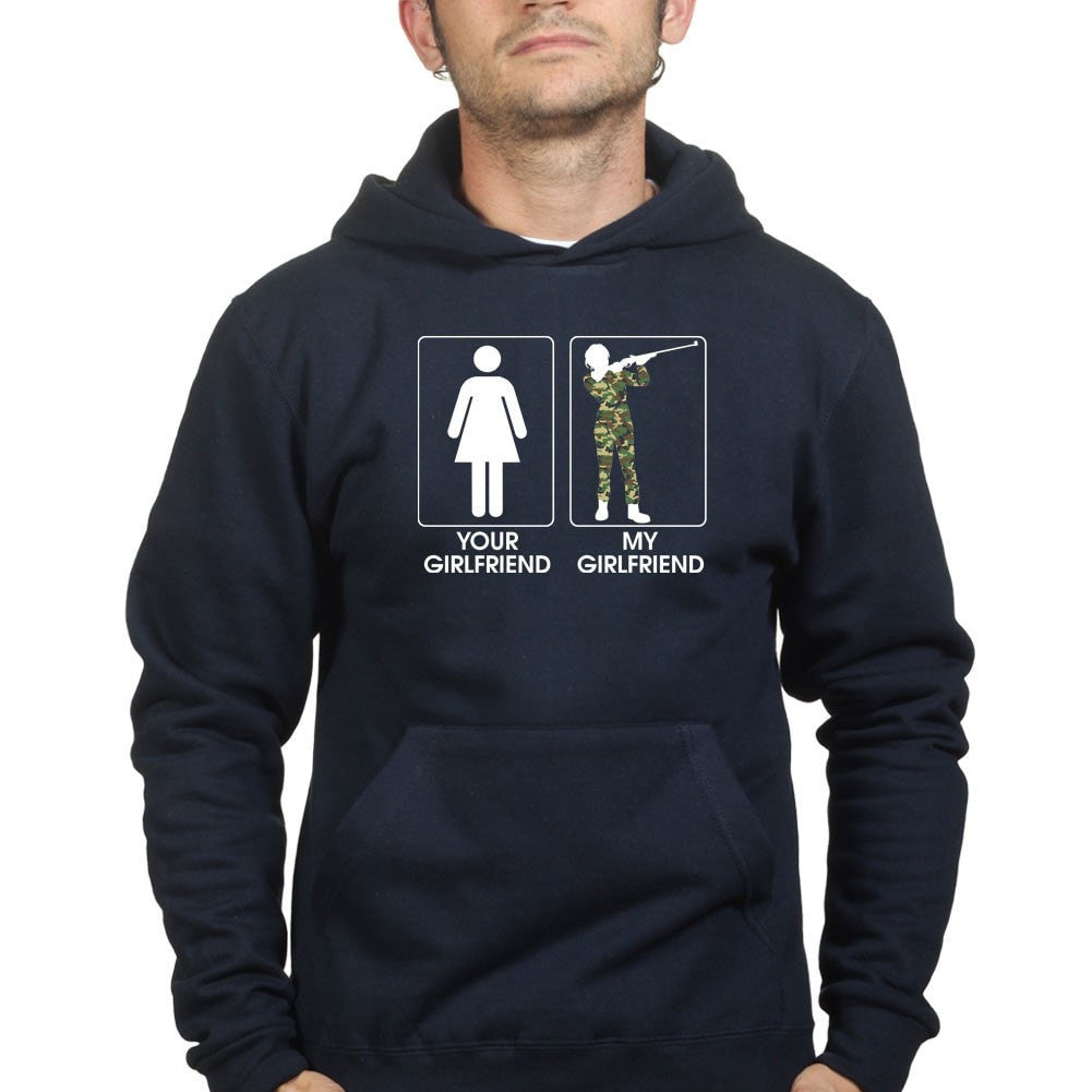 Navy girlfriend hoodie 2025