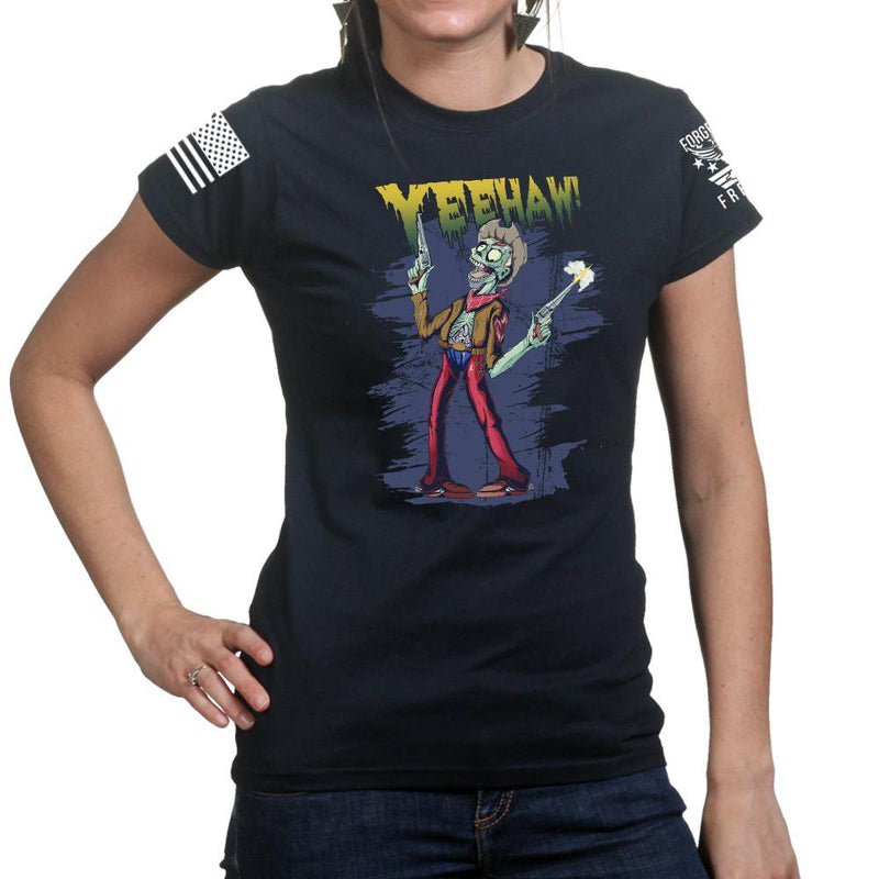Yeehaw Halloween Ladies T-shirt